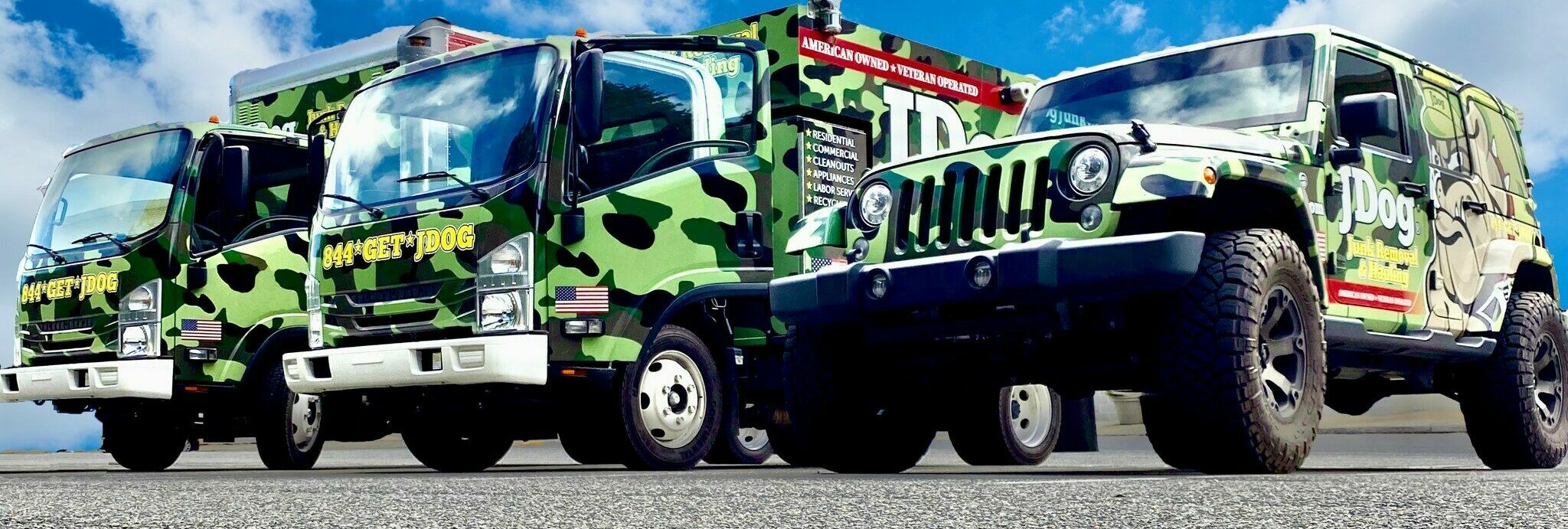 JDog Junk Removal & Hauling Services Background